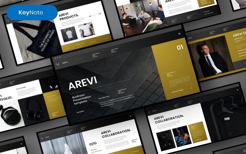 Arevi – Business-Keynote-Vorlage