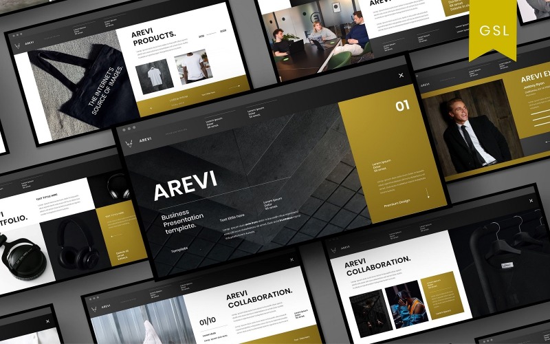 Arevi - İş Google Slayt Şablonu
