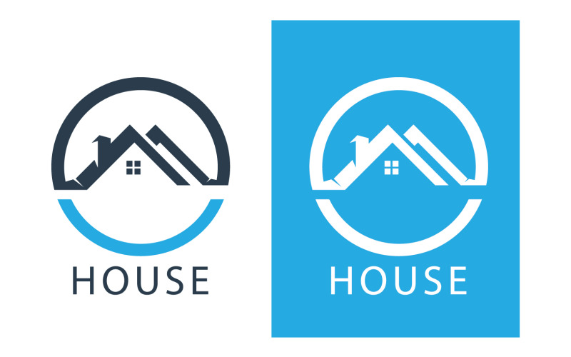 Casa Casa Costruzione Logo Vector V15