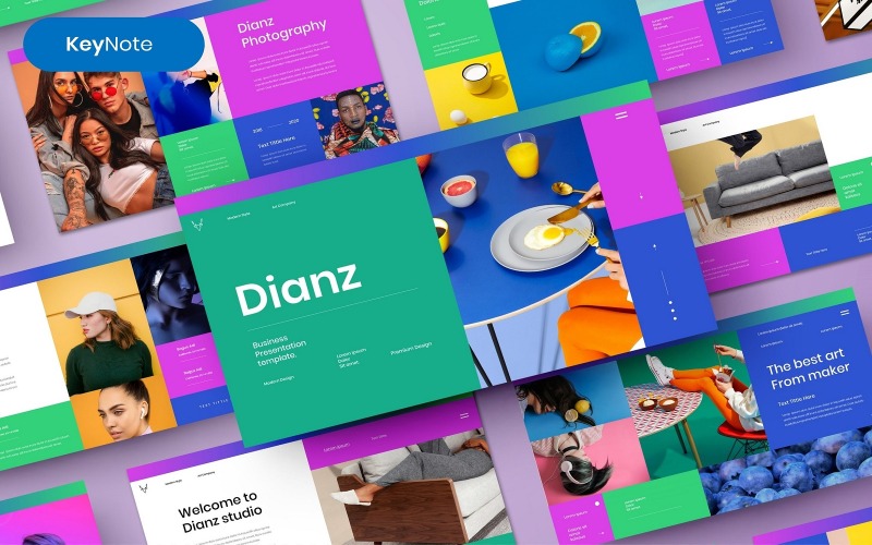 Dianz – Modello di keynote aziendale