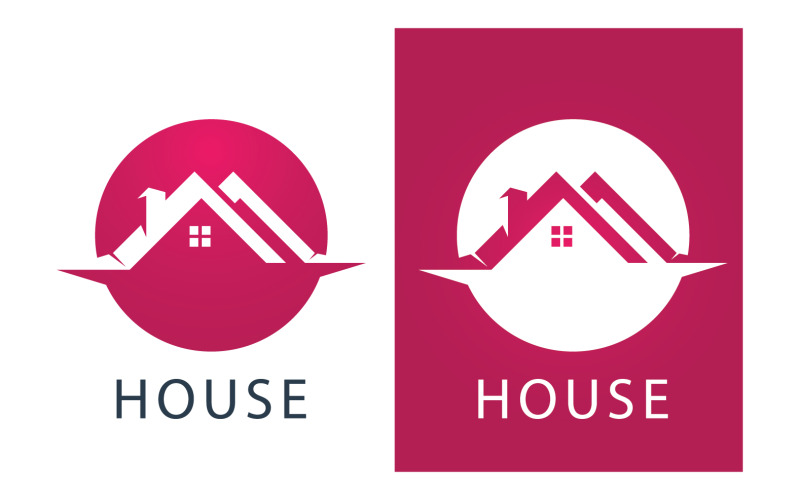Home House Building Logo Vector V22