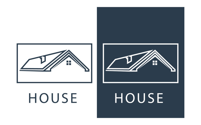 Huis Huis Gebouw Logo Vector V21