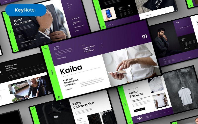 Kaiba – Business Keynote Şablonu
