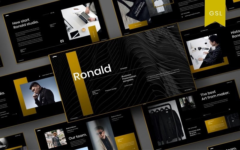 Ronald - Business Google Slide Mall