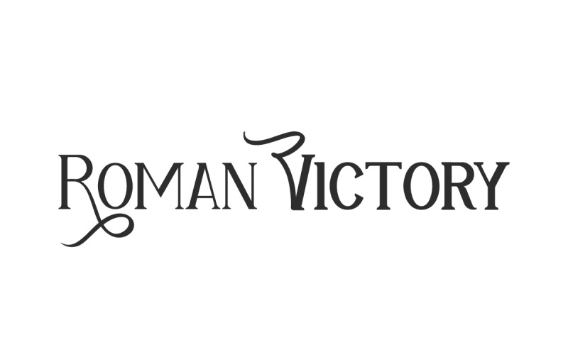 Fonte com Serifa Elegante Roman Victory