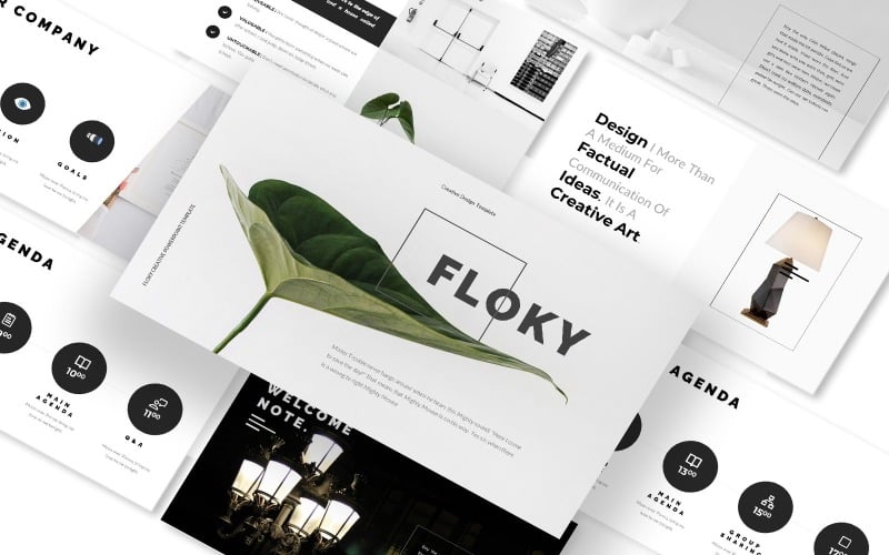 Floky – Présentation Powerpoint de l'agence créative