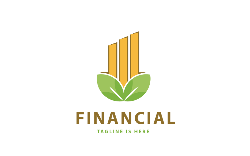 Muhasebe ve Finans Logo Şablonu