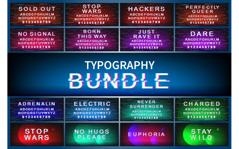 Typografie Illustratie Bundel