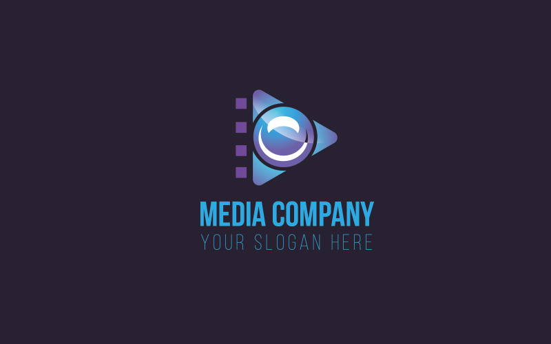 Fotografía y plantilla de logotipo