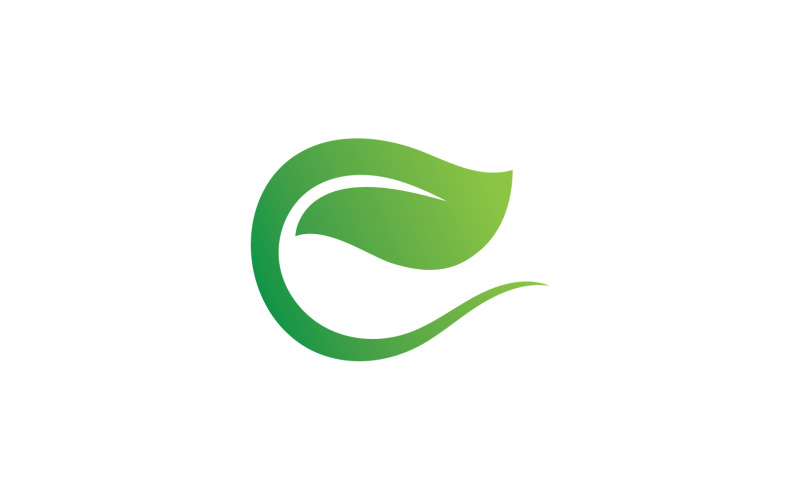 Foglia verde Logo Vector Nature Elements V20