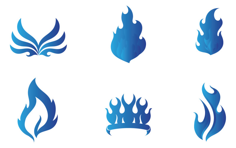 Fire And Flame Icon Gas Logo Vector V14