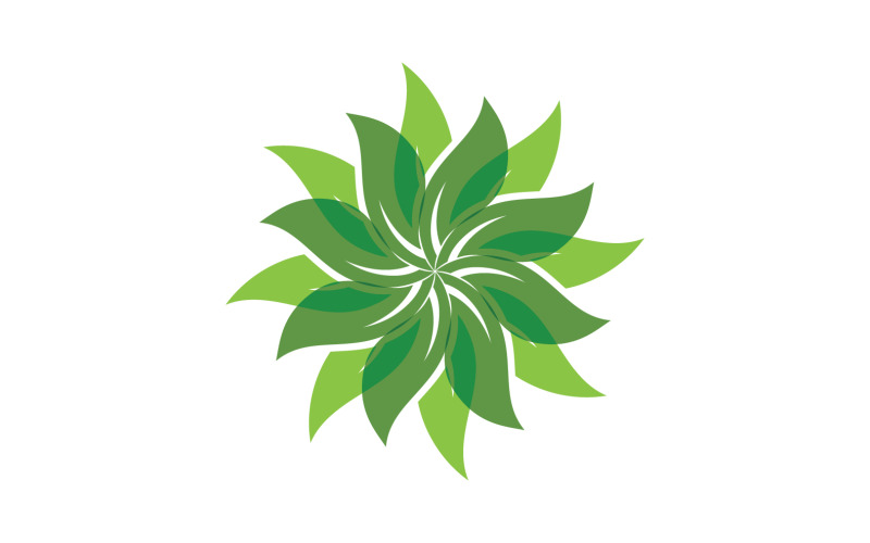 Leaf Green Logo Vector Nature Elements V35