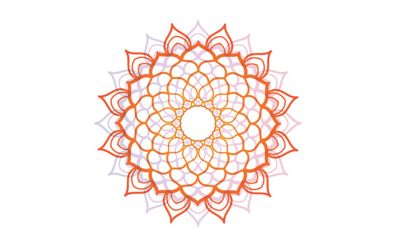 Mandala Flower Vector Elements Design V1
