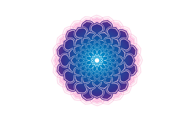 Mandala Flower Vector Elements Design V5