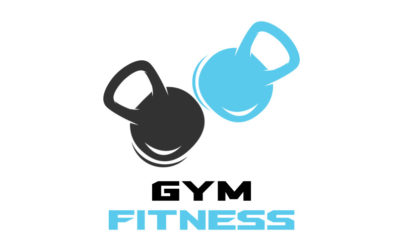 Spor Salonu Fitness Logo Spor Vektör V2