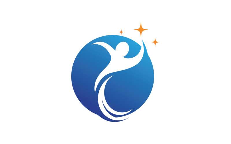 Menselijk karakter Mensen leven Logo V20