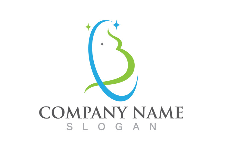 Zwanger Logo En Symbool Vector V4