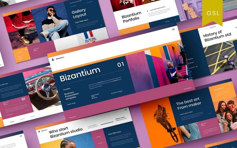 Bizantium - Business-Google-Folienvorlage
