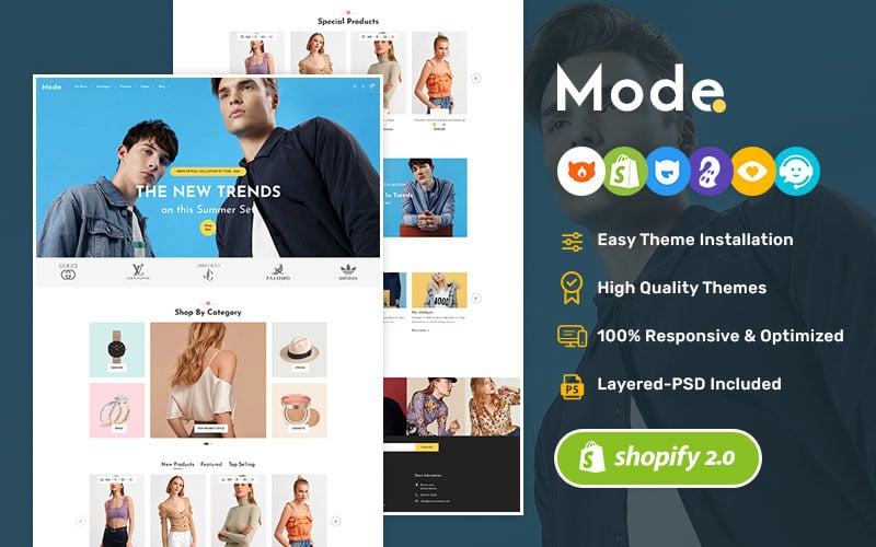 Modalità - Moda quotidiana Stile di vita e abbigliamento - Un tema reattivo di Shopify premium