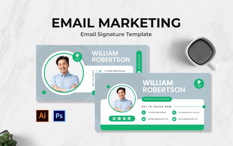 Podpis e-mail marketingu e-mail
