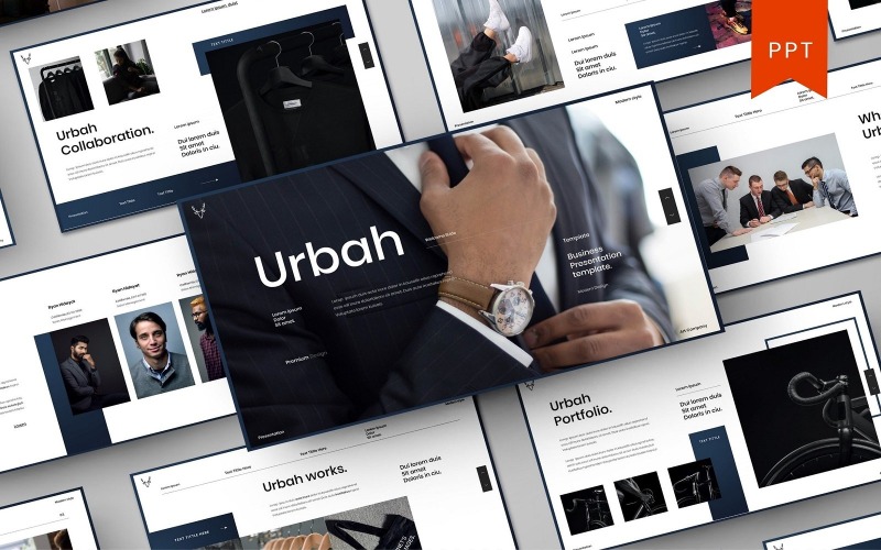 Urbah – Шаблон бизнес-презентации PowerPoint