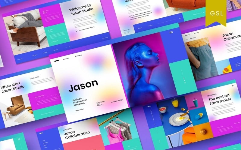Jason – üzleti Google diasablon