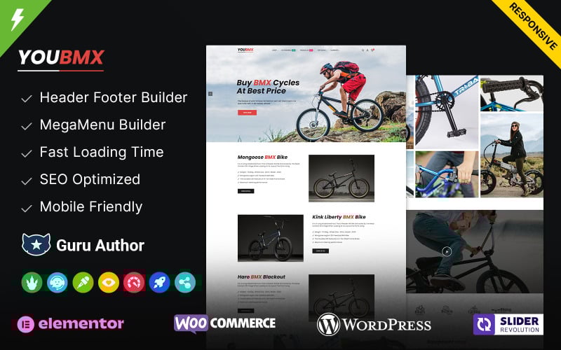 YOUBMX - téma WordPress BMS a cyklistika