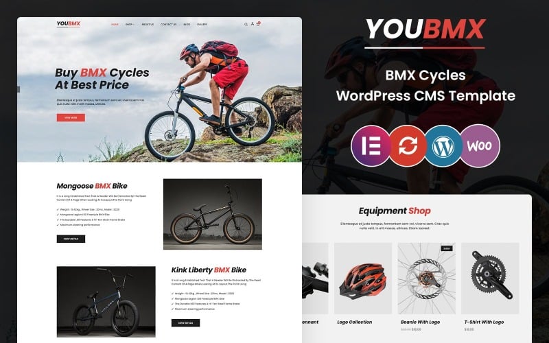 YOUBMX - téma WordPress BMS a cyklistika