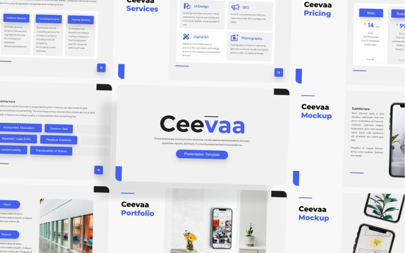 Ceevaa - Business PowerPoint Presentation Template