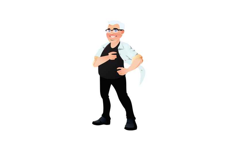 Super Doctor Karakter Illustratie Vector