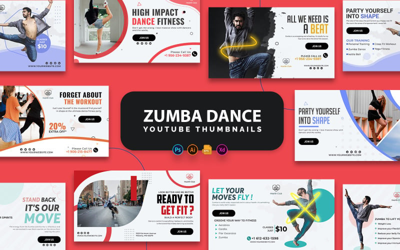 YouTube-Thumbnails von Zumba Dance Studio