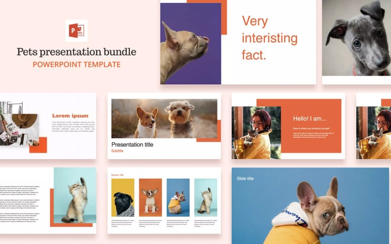 DoggyDog - Pets PowerPoint šablony
