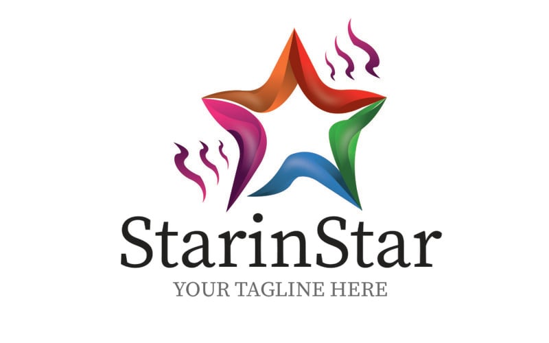 Strain Star Logo Star Symbol Logo