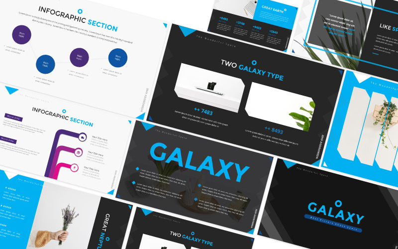 Galaxy Space Office Google Slides Template