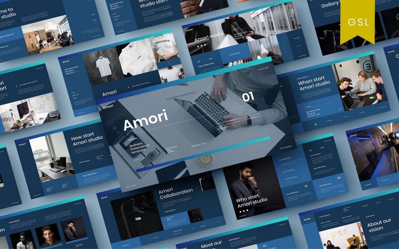 Amori – üzleti Google diasablon