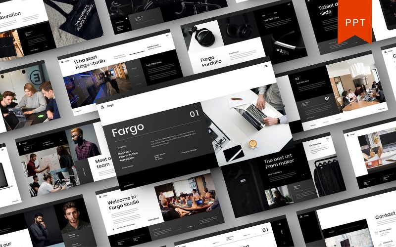 Фарго – Шаблон бизнес-презентации PowerPoint