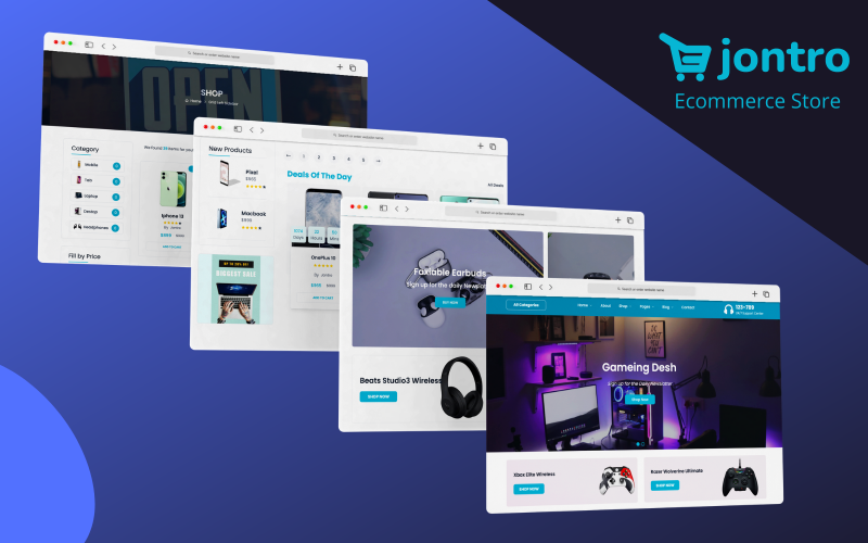 Jontro — uniwersalny szablon e-commerce HTML5