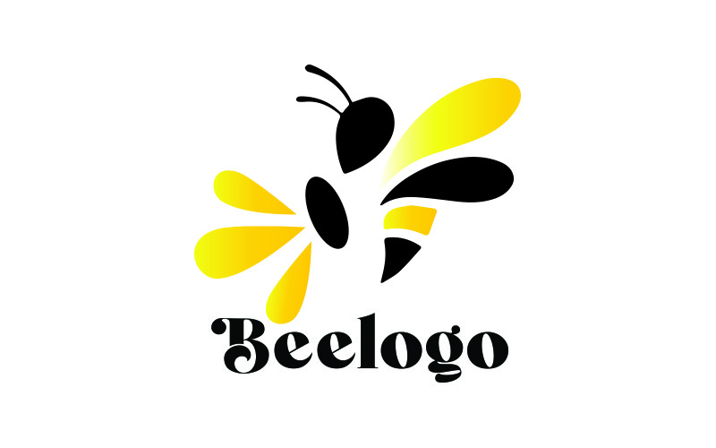 Logo dell'ape per il modello del tipo di vita del marchio