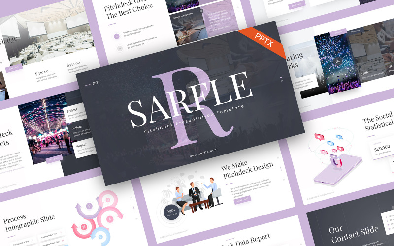Sarfle Pitch Deck PowerPoint Template