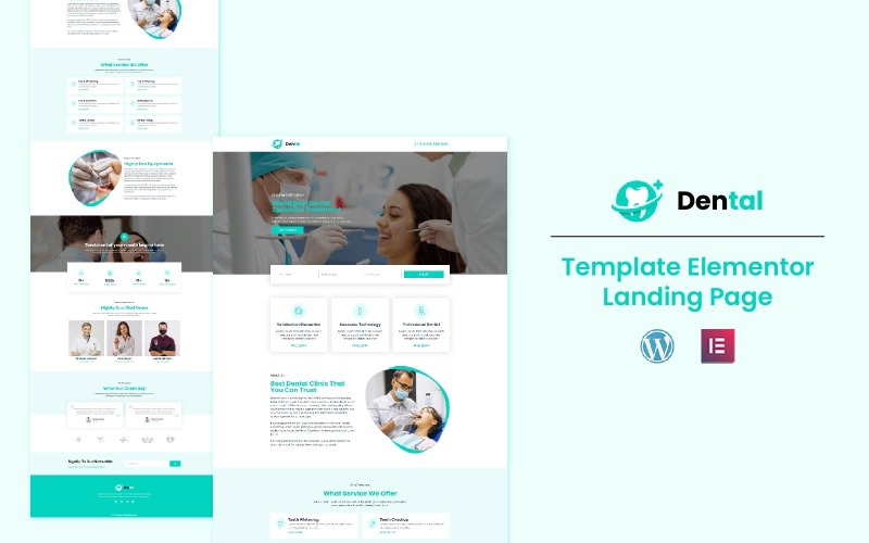 Dental - Dental Services Elementor Landing Page Mall