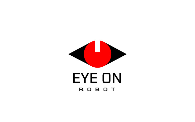 Eye On Robot Tech Modern Logo