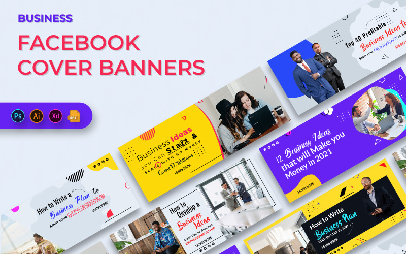Business Facebook Cover Banner 253705 TemplateMonster