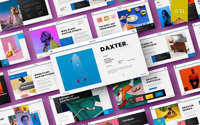 Draxter - Modello di diapositiva Google aziendale