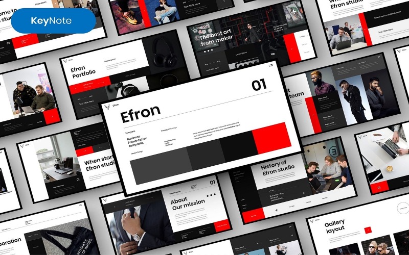 Efron – Business Keynote sablon