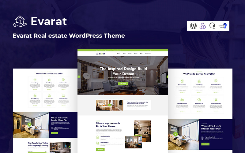 Evarat - Tema WordPress imobiliário