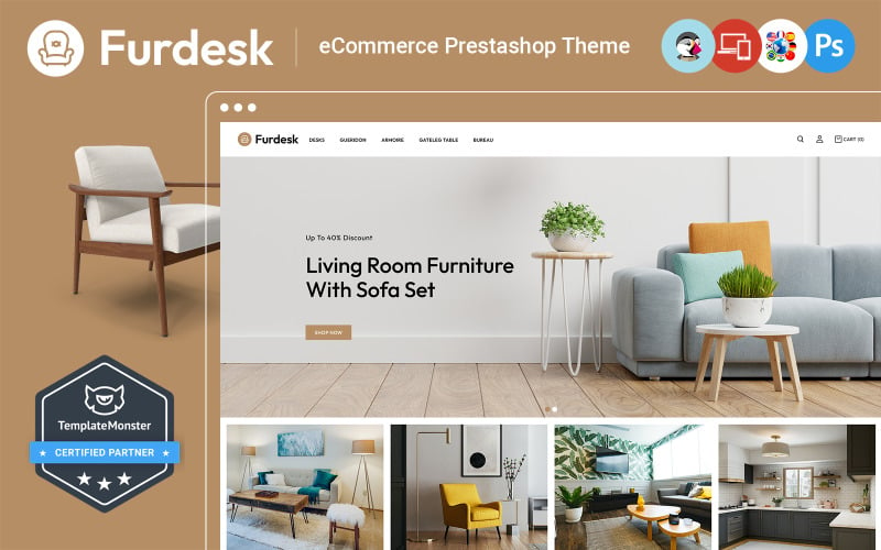 Furdesk - Prestashop-thema voor huis, meubels en tuin