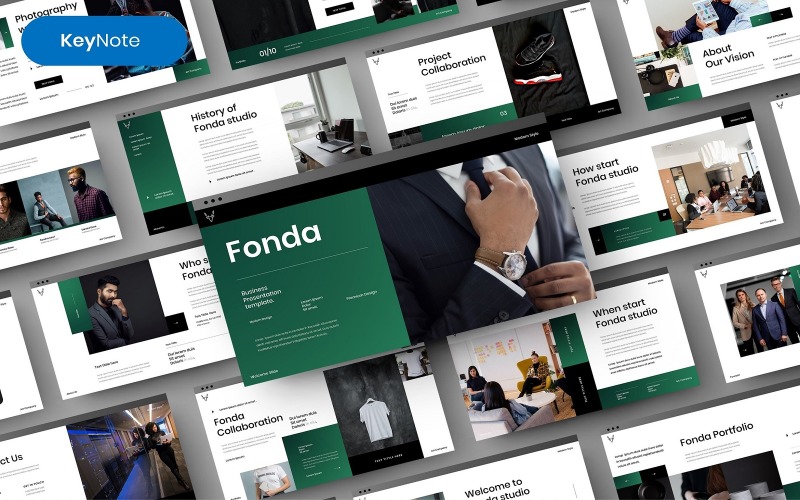 Fonda – Business Keynote sablon