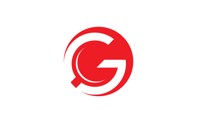 G Carta Logo Vector Símbolo V8