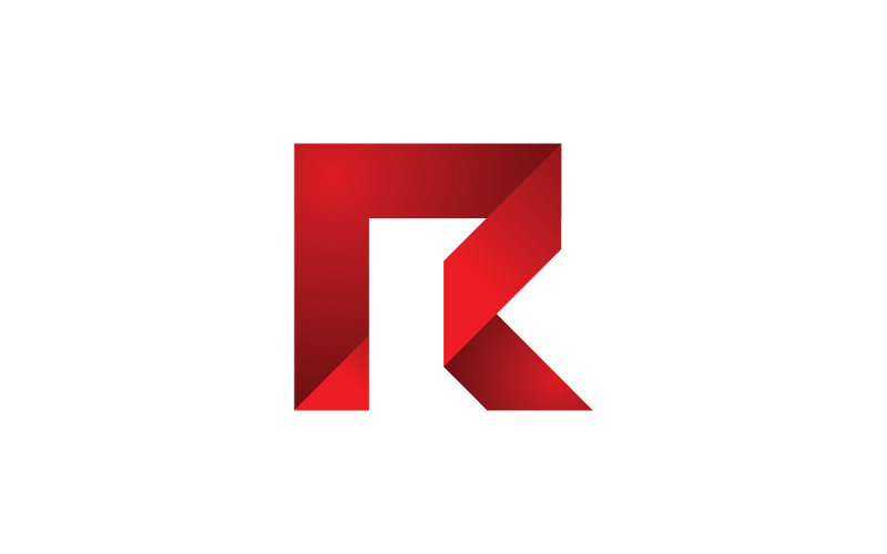 R літера логотип векторний символ V3