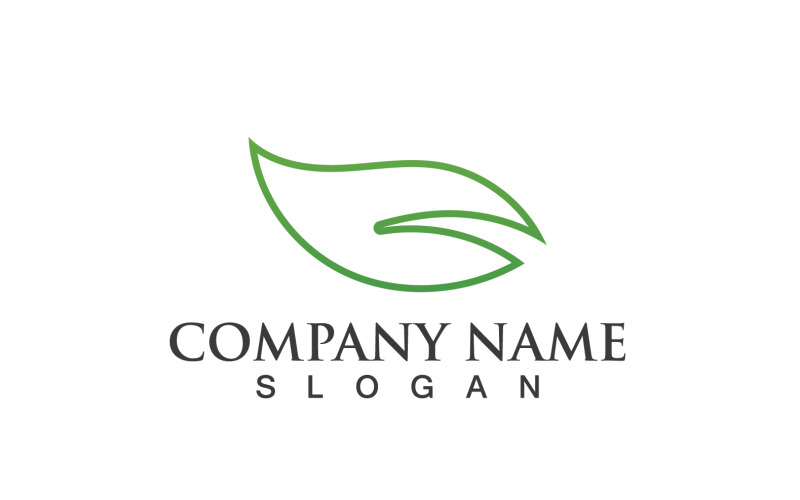 Leaf Green Nature Logo Symbol Vector V20